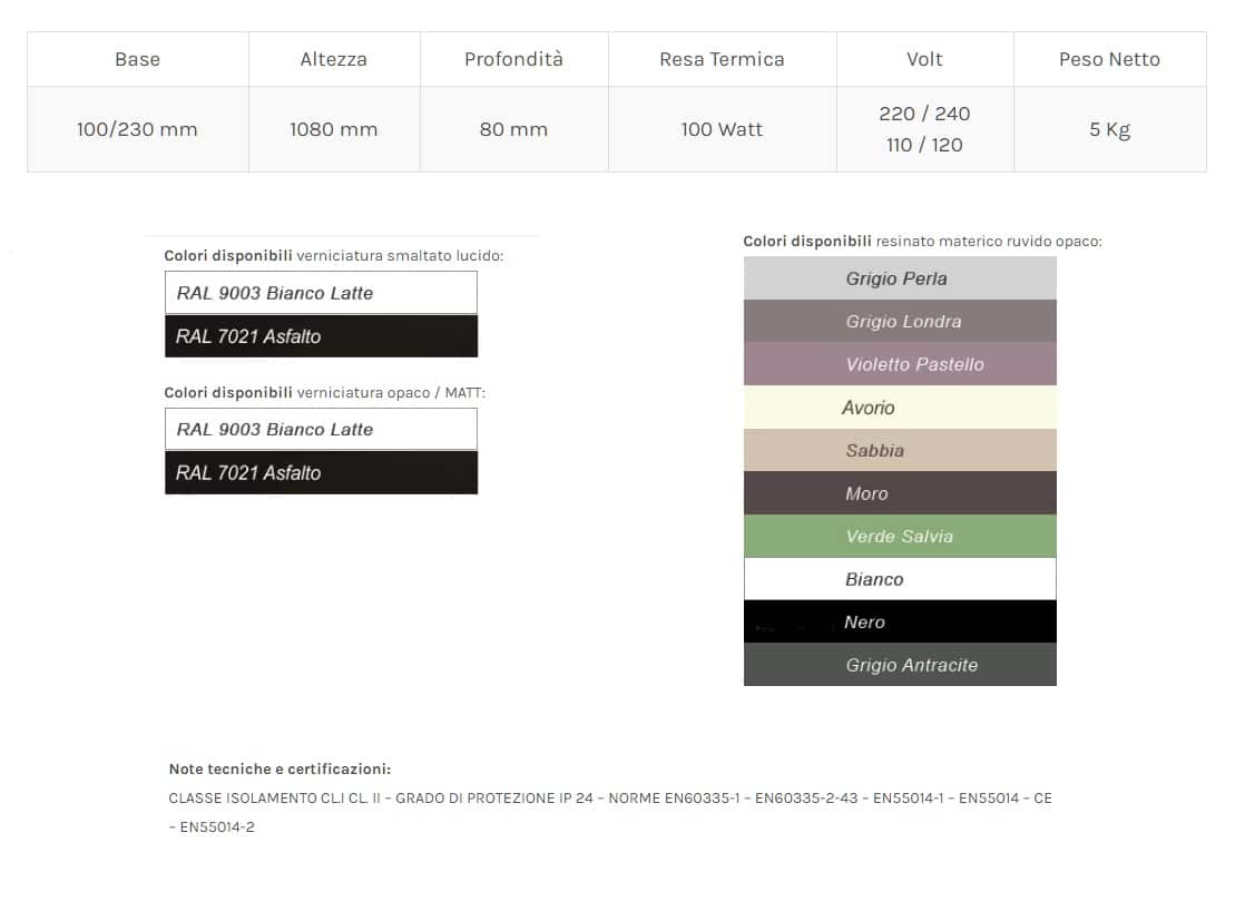 ANETO - Scalda accappatoio elettrico con spina - HOM