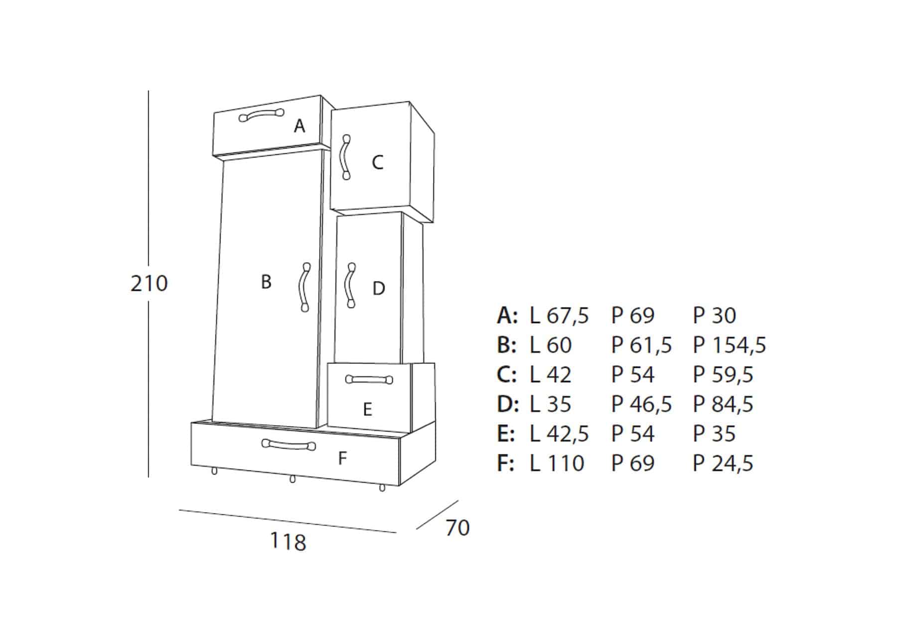 VALISES - Mobile contenitore - HORM CASAMANIA